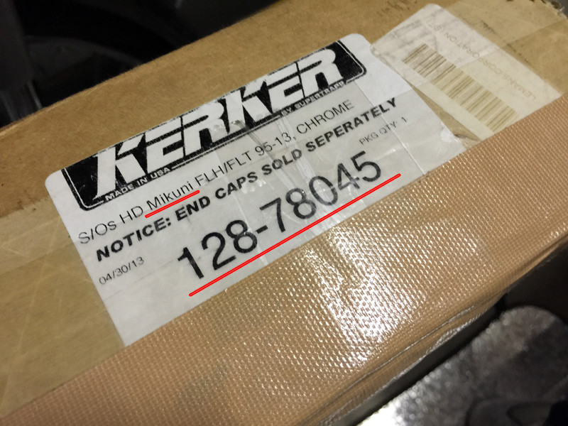 ハーレーツーリングモデル用 KERKERサイレンサー（mikuni P.A.Tコア