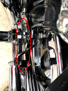 r02.7.23⑥マフラー取り付け位置調整