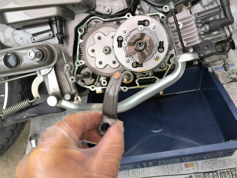 カブ太君 原付２種への道 B その９ ｓｐ武川 強化遠心クラッチキット スーパーオイルポンプキットの取付け 寝太郎の趣味部屋