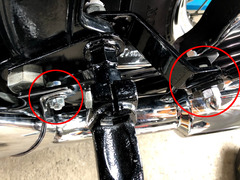 r02.7.23③マフラー取り付け位置調整