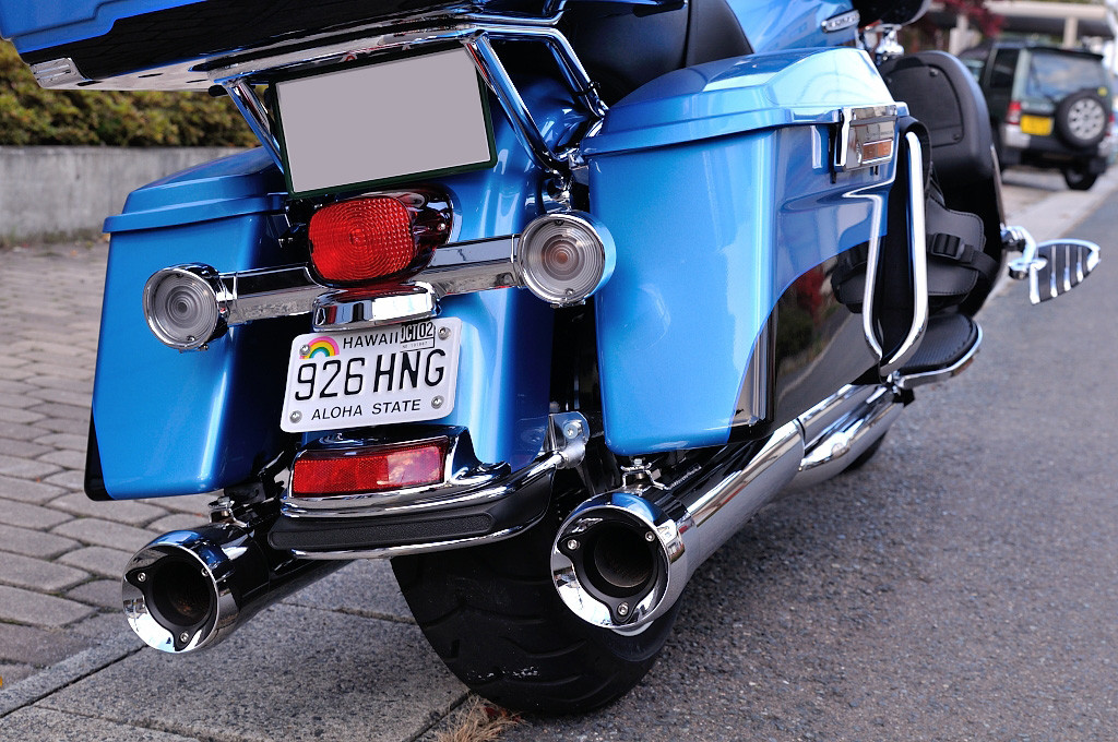 クリアキン　トライデントチップクラッシャー　ハーレー　ツーリング　マフラー ハーレー95-16年ツーリング クリアキン スリップオン