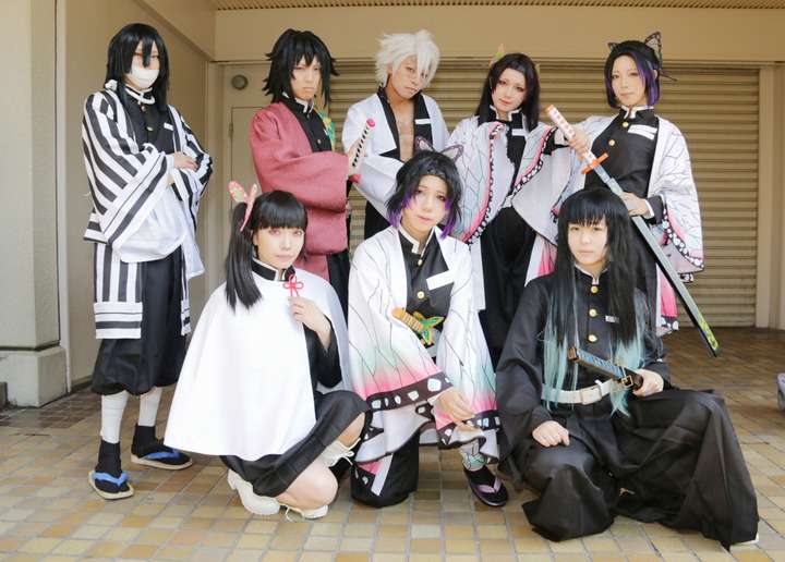 鬼滅の刃 ハロウィン衣装で池袋 渋谷にみんな集結 二次元三次元