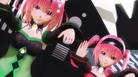 Mmd Good Night ナナ アスタ デビルーク モモ ベリア デビルーク Toloveる とらぶる 二次元三次元