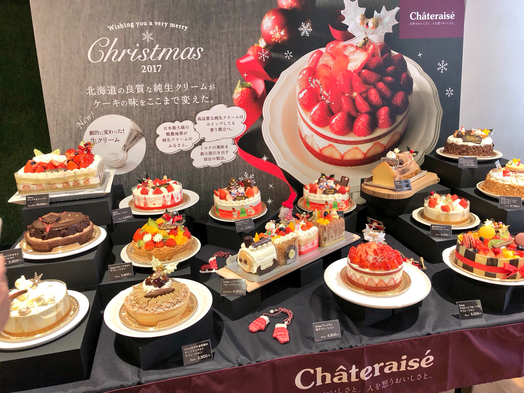 シャトレーゼ Chateraise 試食会 クリスマスケーキ17 ミスター黒猫のカフェめぐり パンケーキを日本一実食