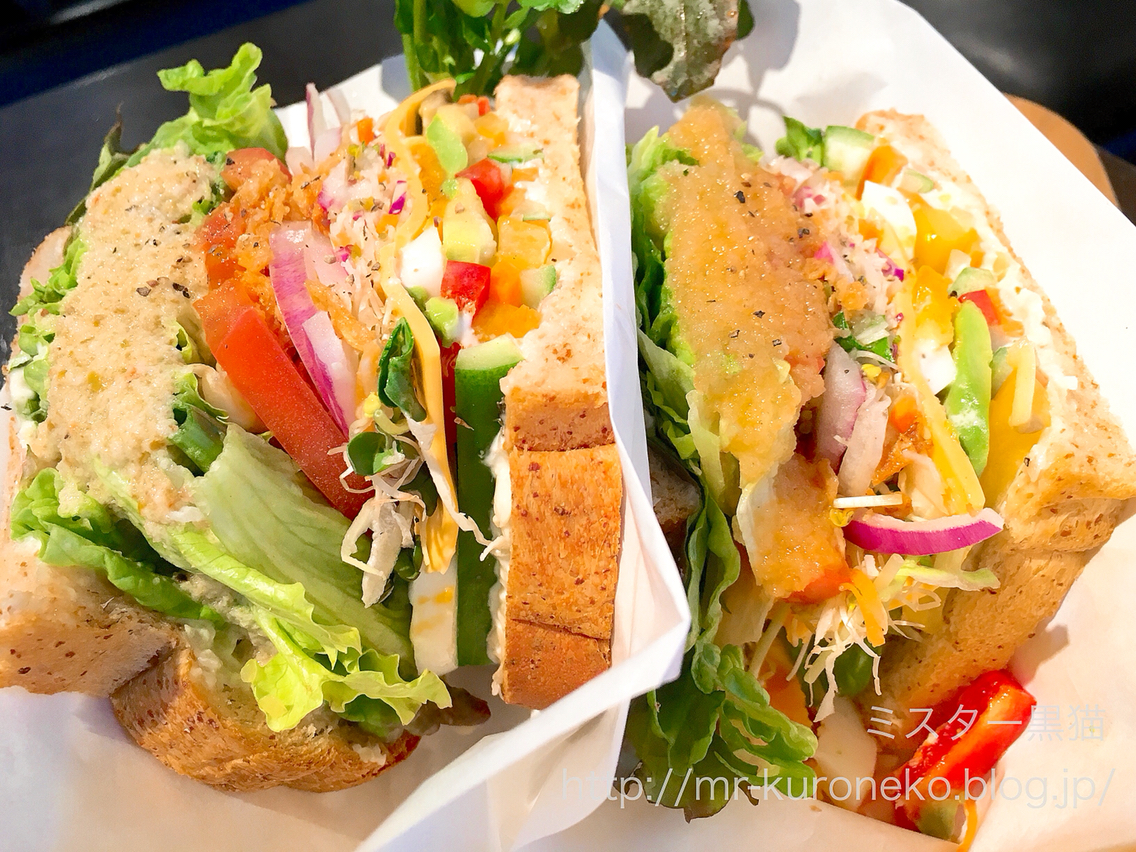 Sandwich アンド サンドイッチ 渋谷 15種類のやさいのサンドイッチ ミスター黒猫のカフェめぐり パンケーキを日本一実食