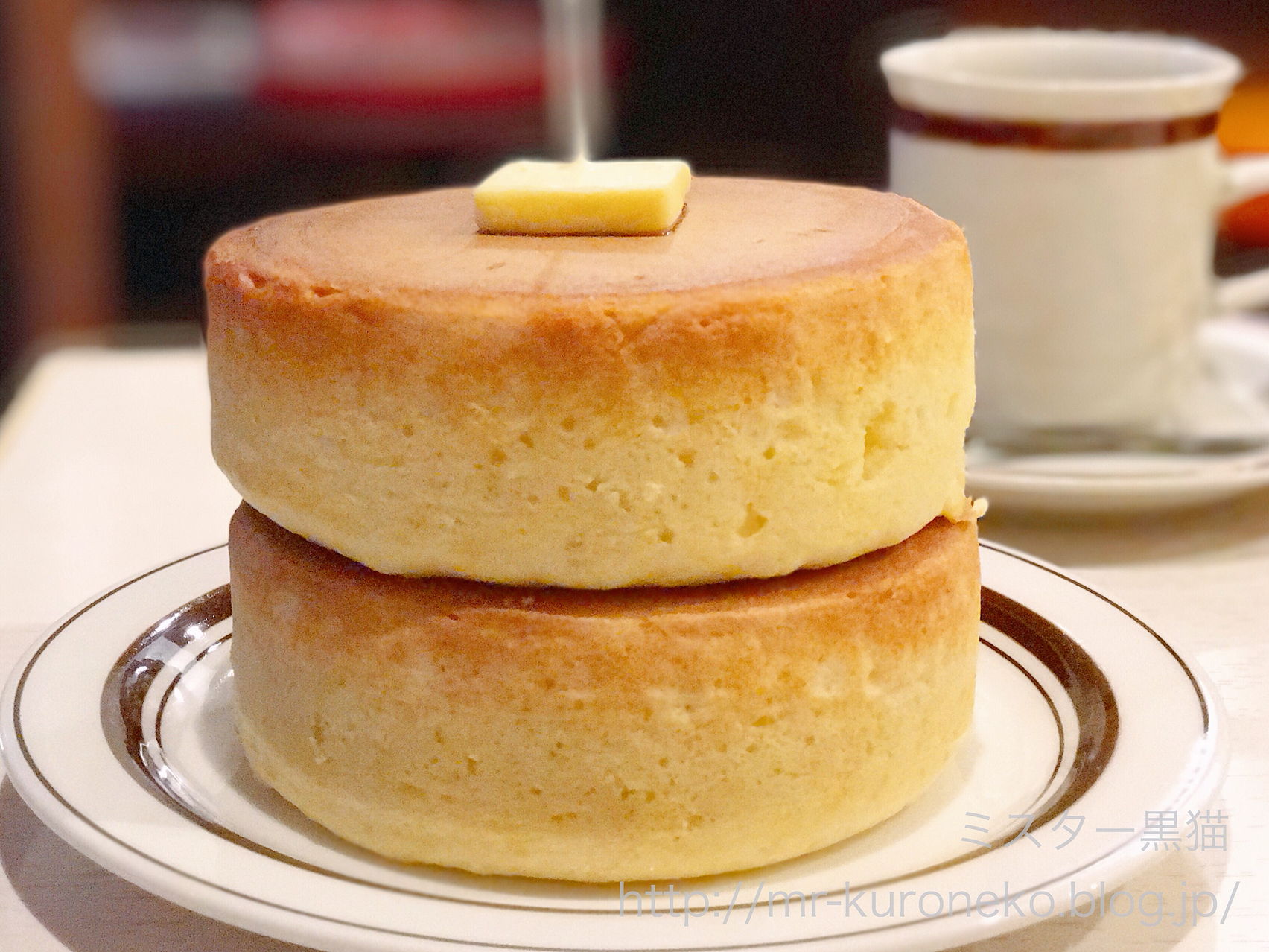 喫茶ちゃっぷ 町田 厚焼き ホットケーキ ミスター黒猫のカフェめぐり パンケーキを日本一実食