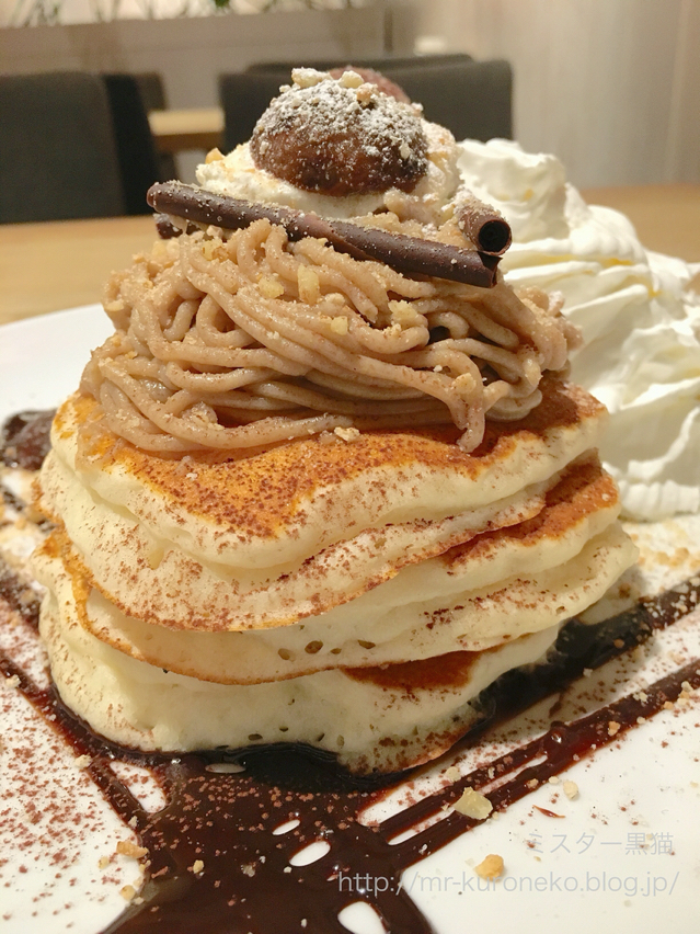Kona S Coffee コナズ珈琲 上福岡 モンブランパンケーキ ミスター黒猫のカフェめぐり パンケーキを日本一実食 Kona S Coffee コナズ珈琲 上福岡 モンブランパンケーキ ミスター黒猫のカフェめぐり パンケーキを日本一実食