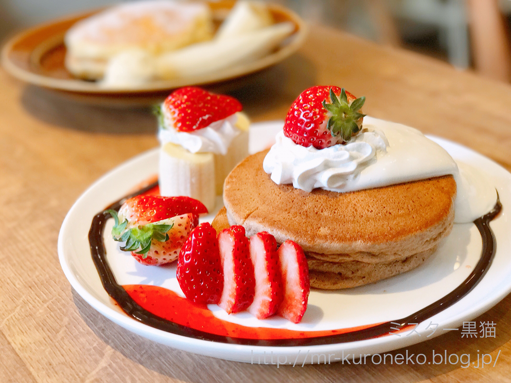 Fuku Cafe 福カフェ 入谷 チョコレートパンケーキ リコッタパンケーキ ミスター黒猫のカフェめぐり パンケーキを日本一実食