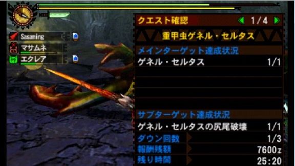 Dragon Jet Storm リーマンハンター狩猟記 2013年10月