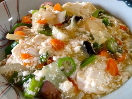 野菜と豆腐の炒め