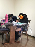 宿題中