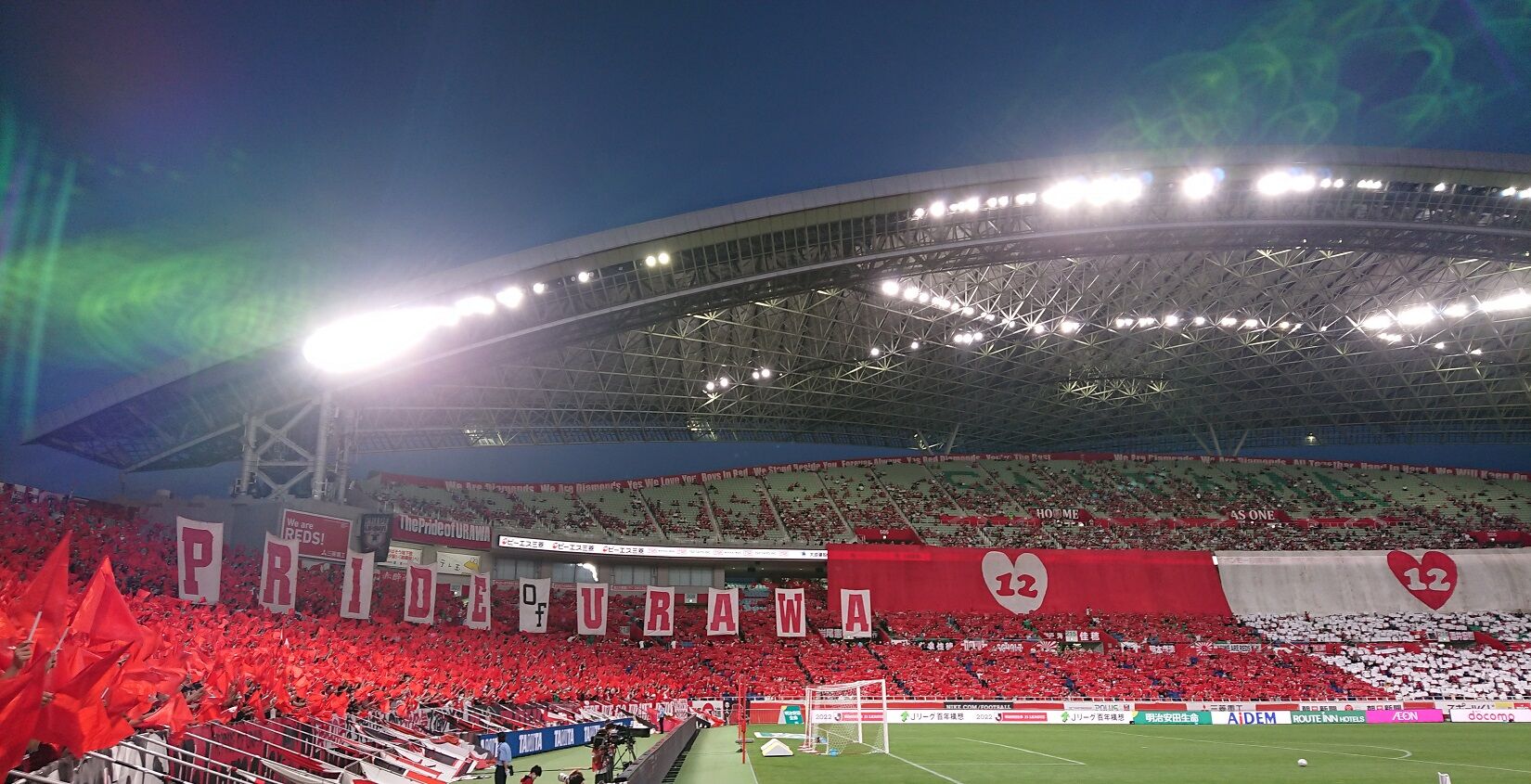 久々のコレオ ｊリーグ23節 浦和レッズvs川崎f は3 1で浦和の勝利 埼スタでコレオが行われましたが 浦和のコレオは美しいです 私的urawareds Subcul