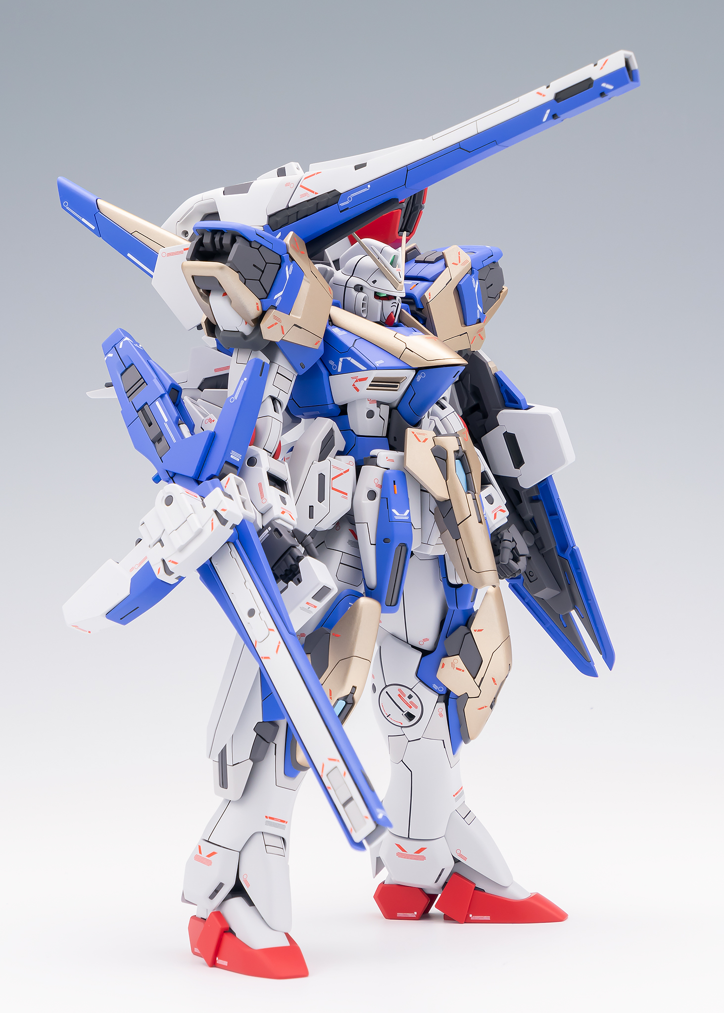 MG V2アサルトバスターガンダムVer.Ka（月刊ホビージャパン掲載作例
