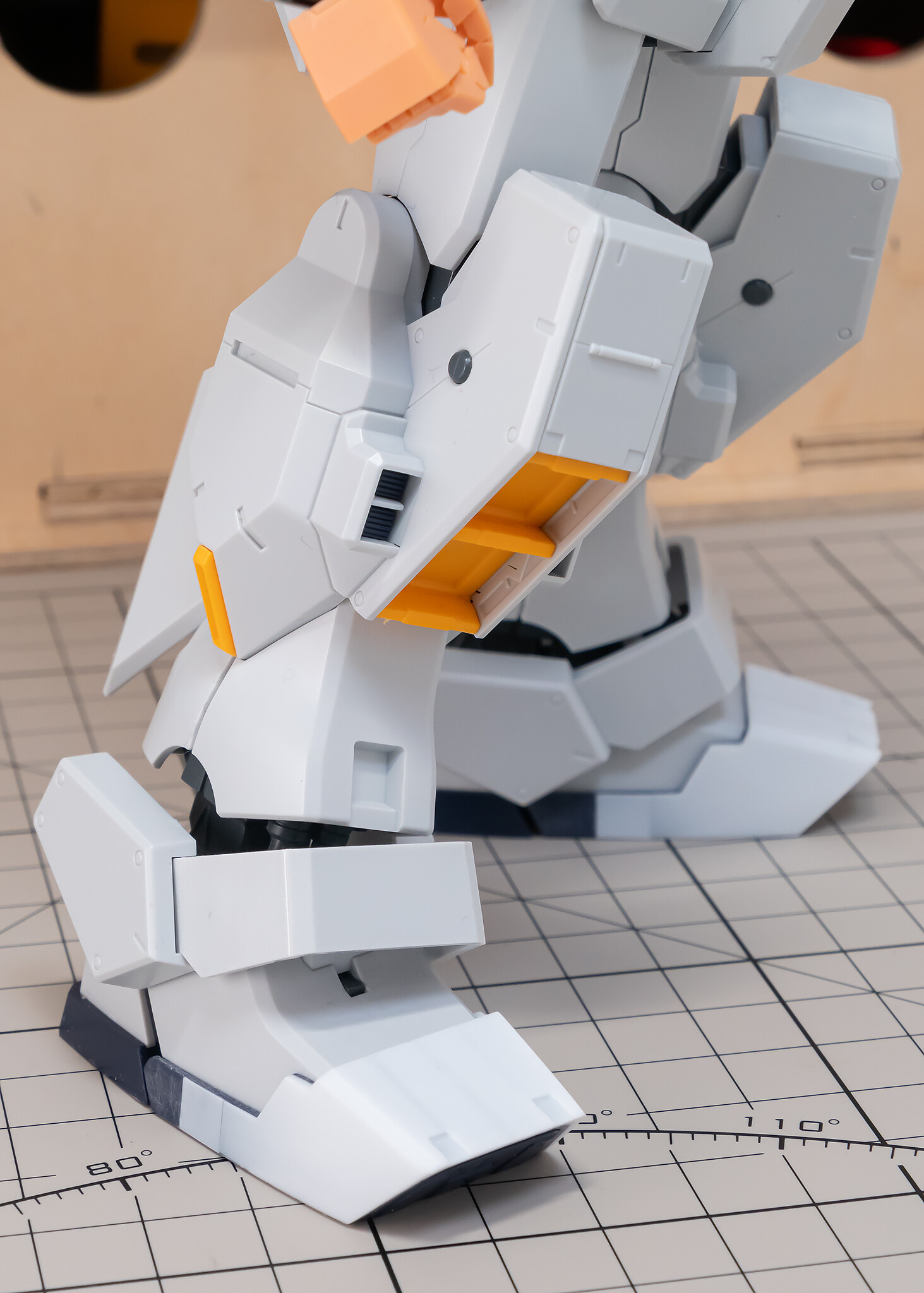 MG ヘイズル改 制作3／スタイル調整（アンクルガード・つま先