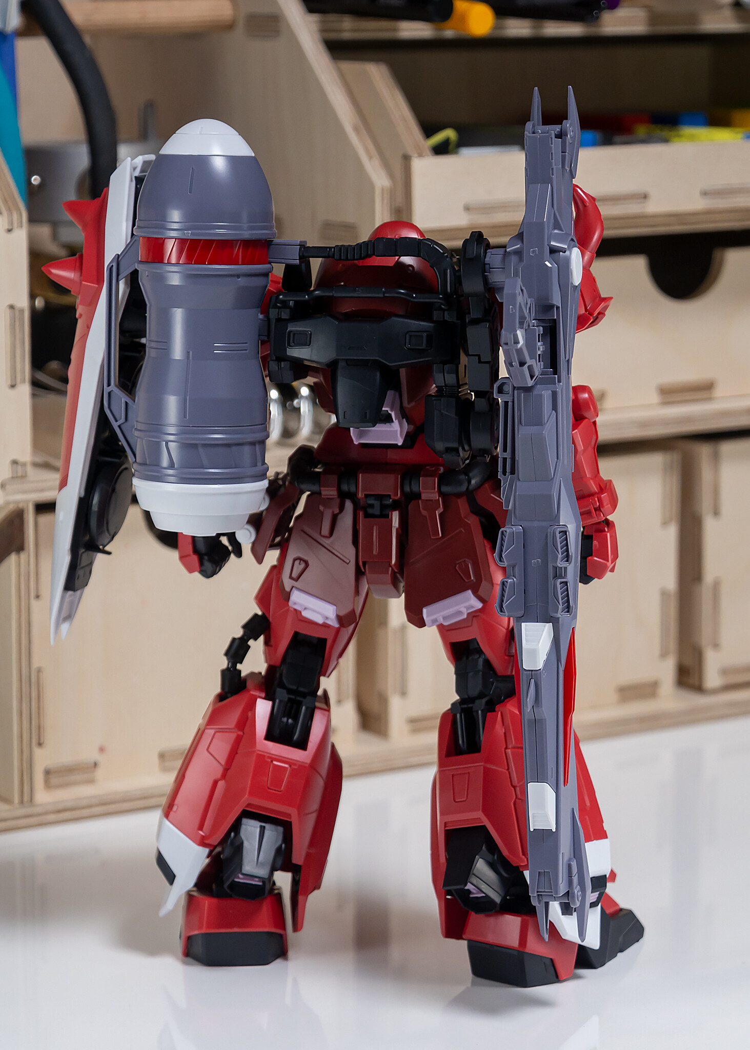 MG ガナーザクウォーリア(ルナマリア・ホーク専用機)製作1/仮 MG ガナーザクウォーリア(ルナマリア・ホーク専用機)製作1/仮