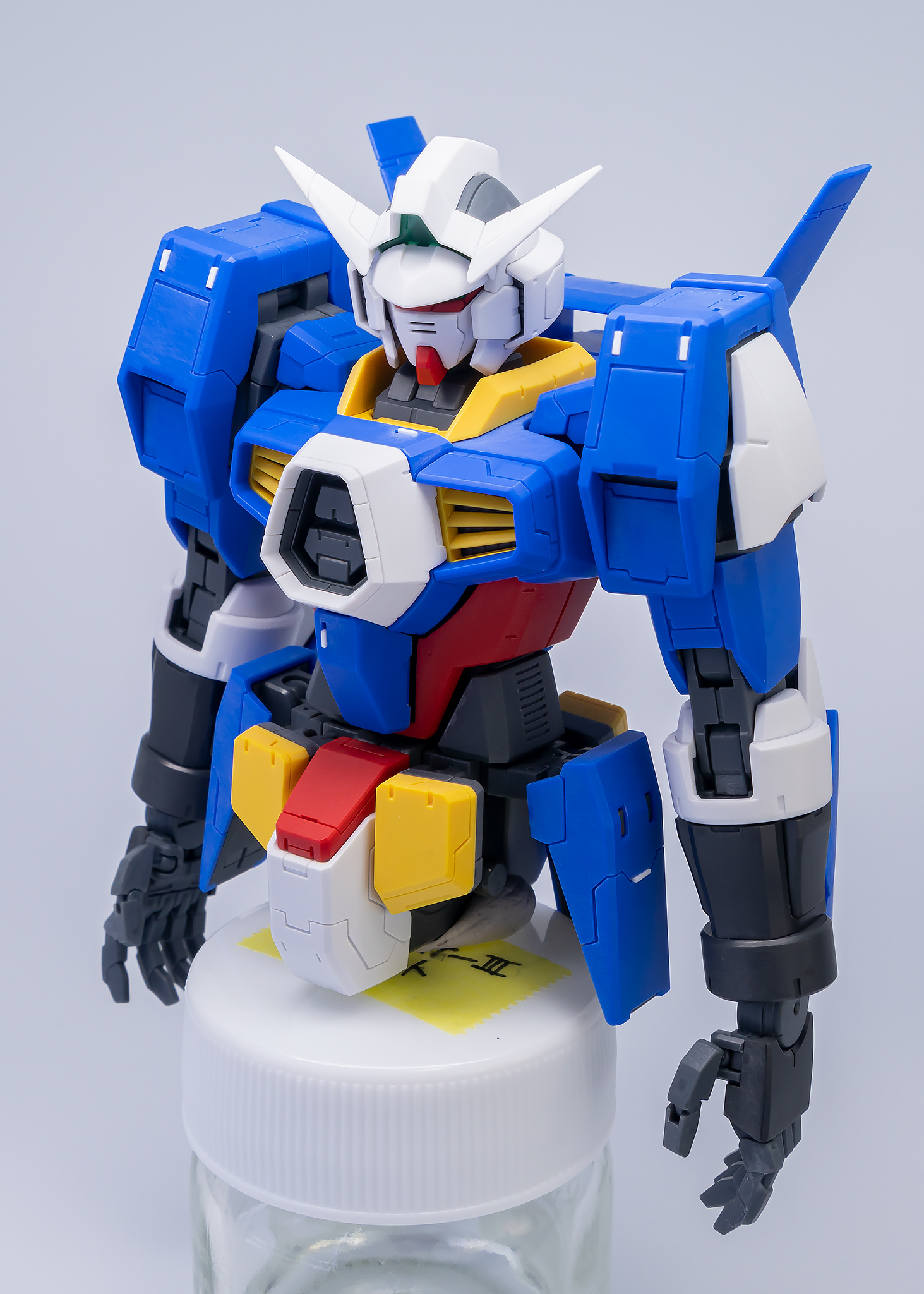 Mg ガンダムage 1スパロー製作3 スジボリでモールド追加 ディテールアップ ずっとガンプラ