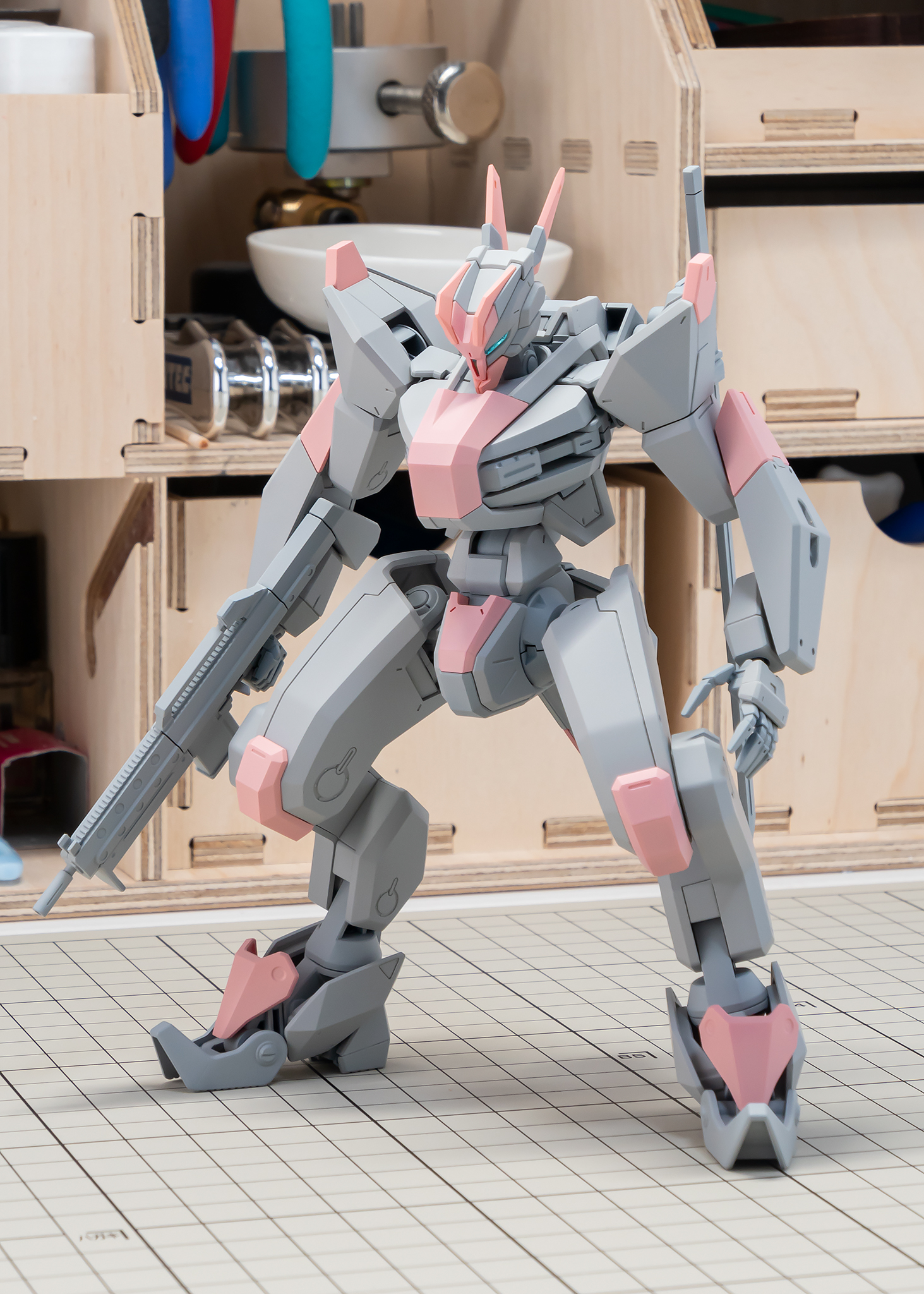 Hg メイレスケンブ製作2 関節のクリアランス調整 サフチェック ずっとガンプラ