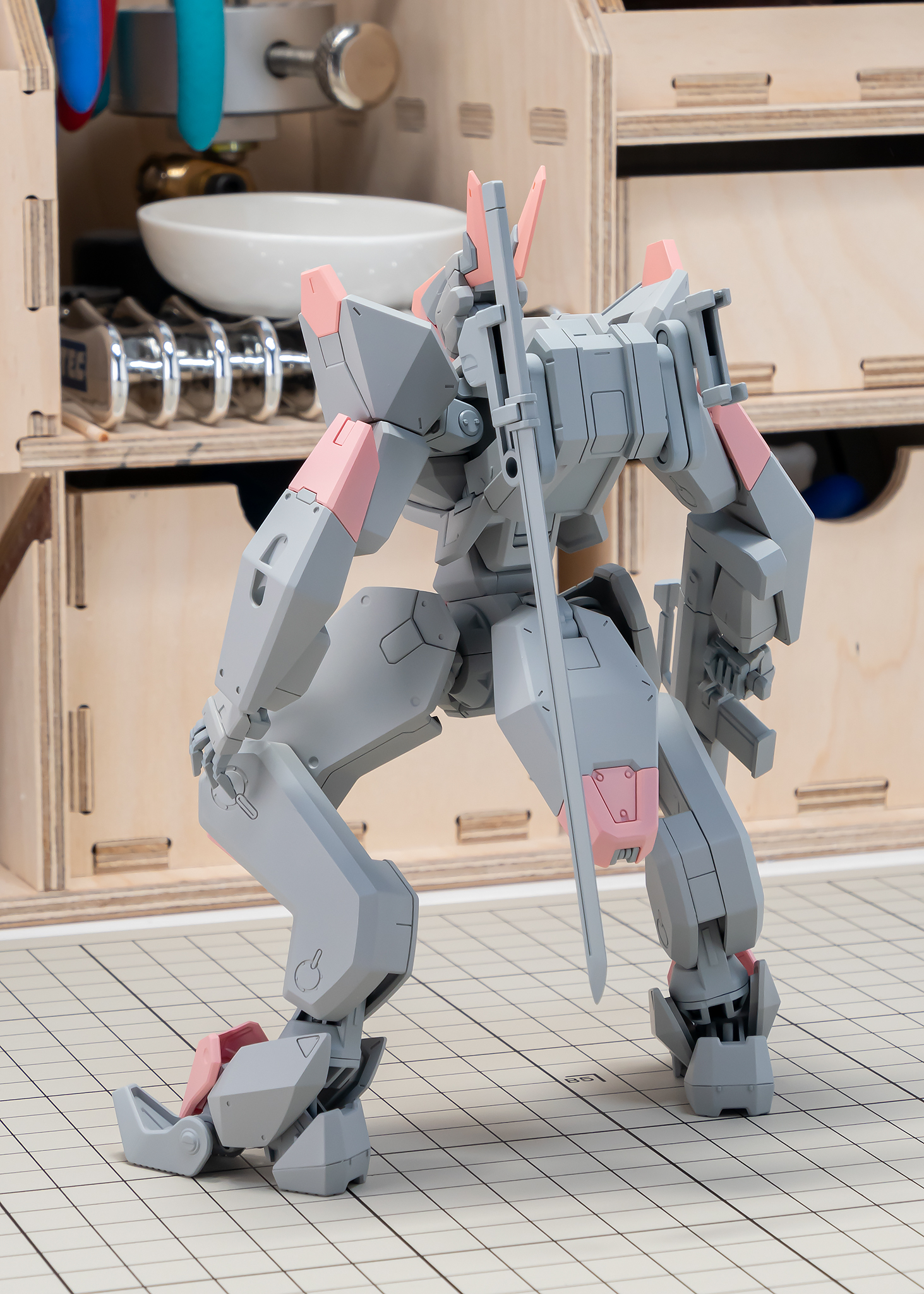 Hg メイレスケンブ製作2 関節のクリアランス調整 サフチェック ずっとガンプラ