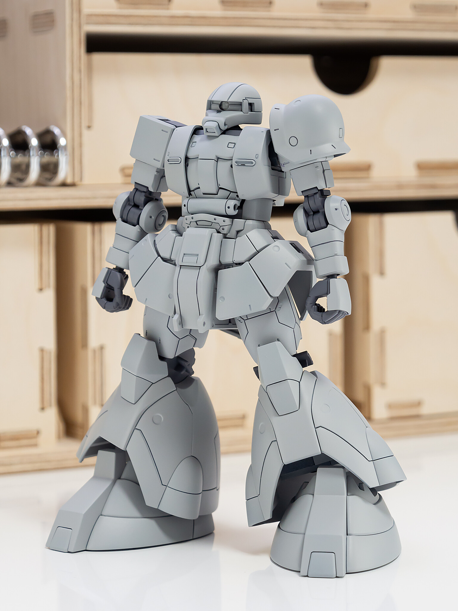 Hg Origin 高機動試作型ザク製作5 サフチェック 初めてのサフで手痛い洗礼を受けるの巻 ずっとガンプラ