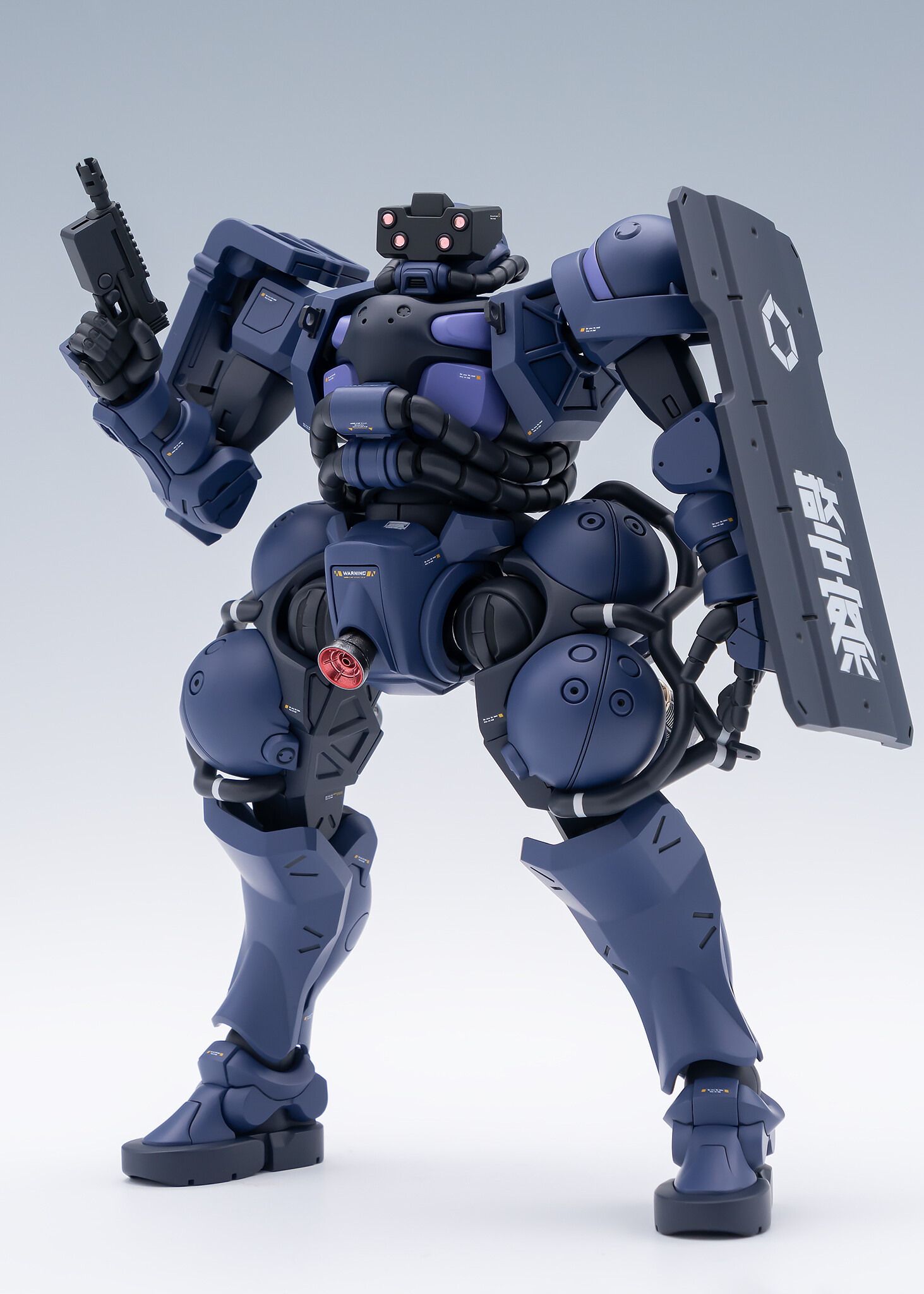 機動戦士Gundam GQuuuuuuX』軍警ザクがHGガンプラ化！肩のライト