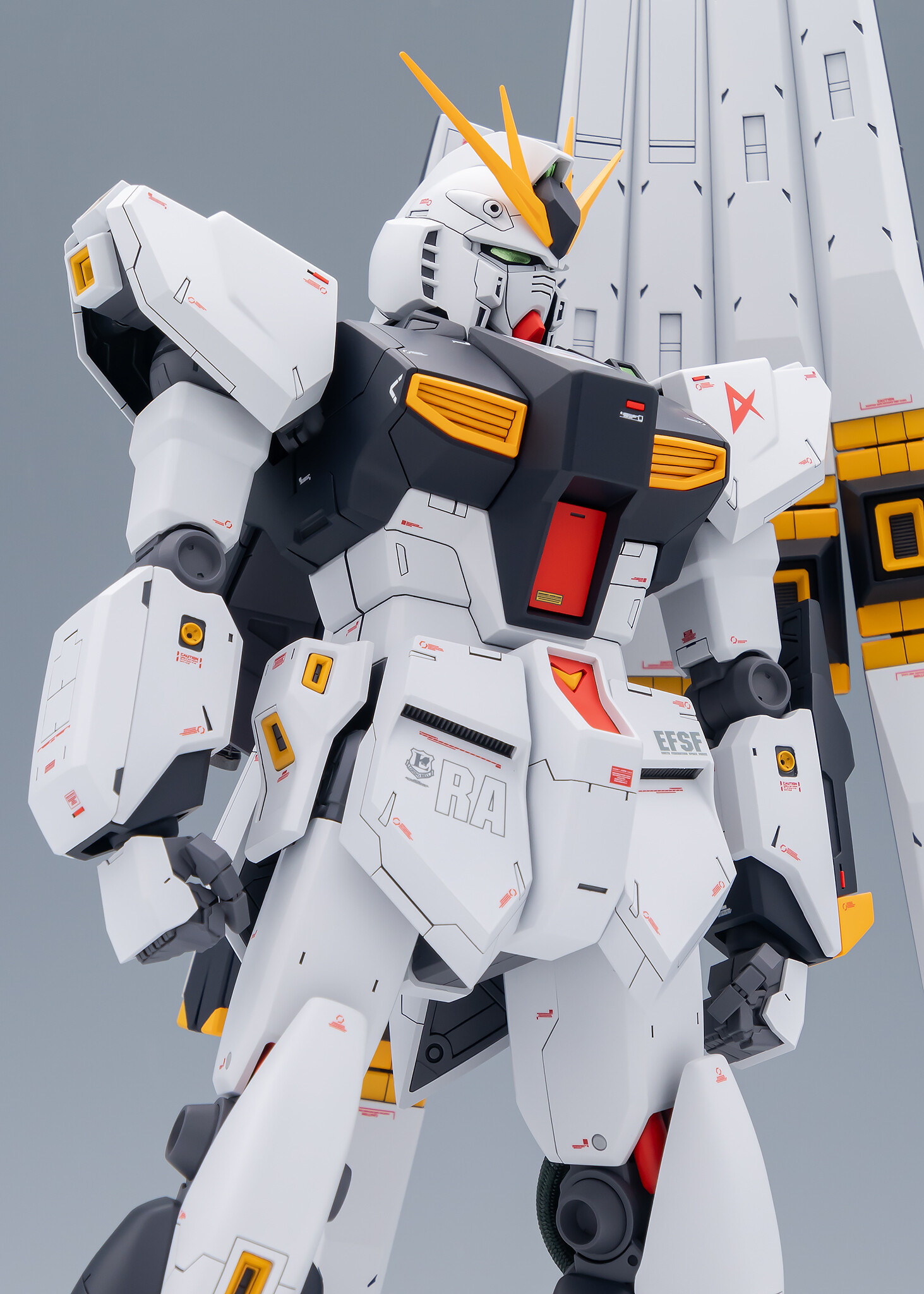 月刊ホビージャパン 2026年3月号］MG νガンダムの作例を担当しました