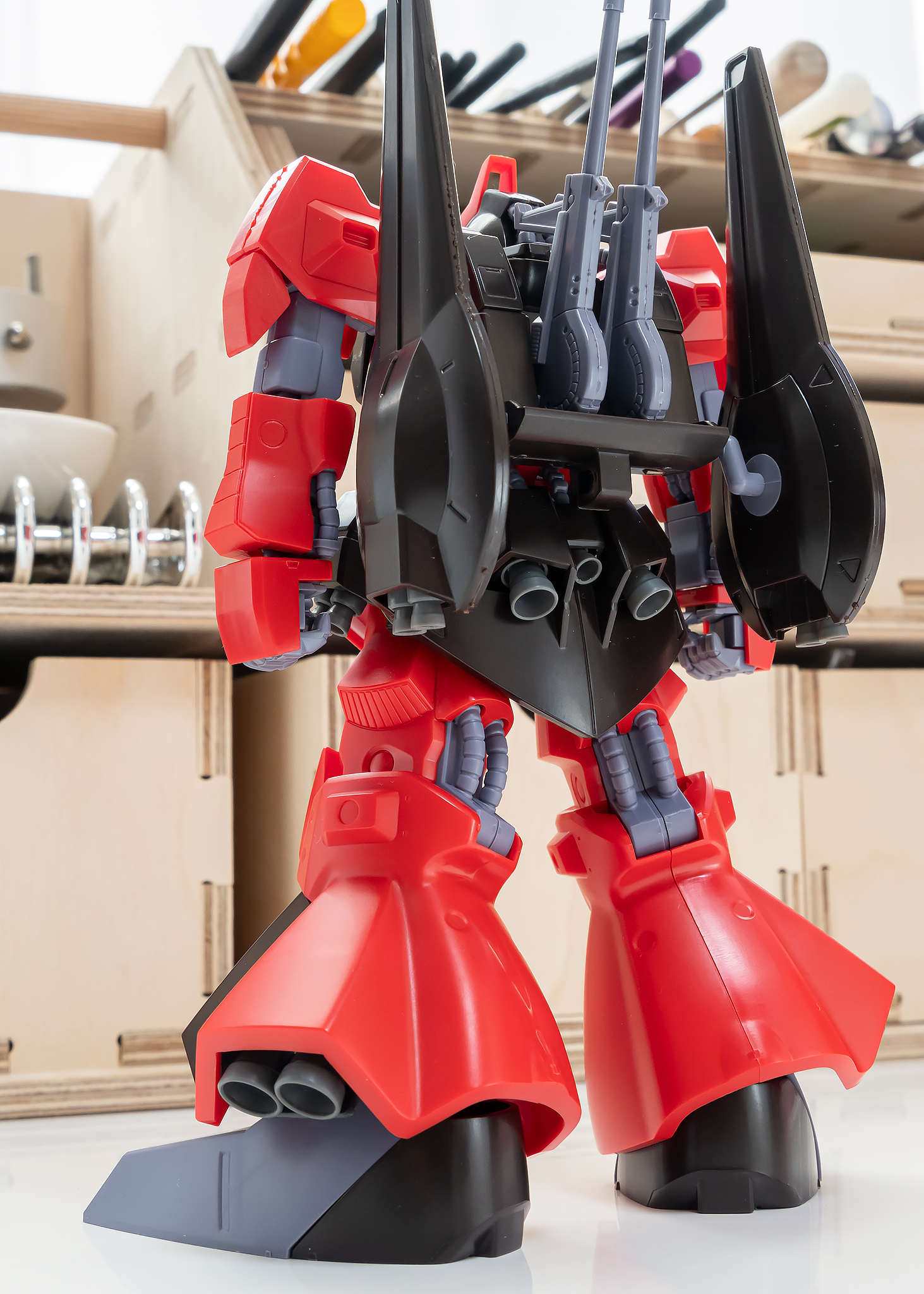 Hguc リック ディアス クワトロ バジーナ機 製作3 バーニアノズルの追加 プラ板で装甲裏をディテールアップ ずっとガンプラ