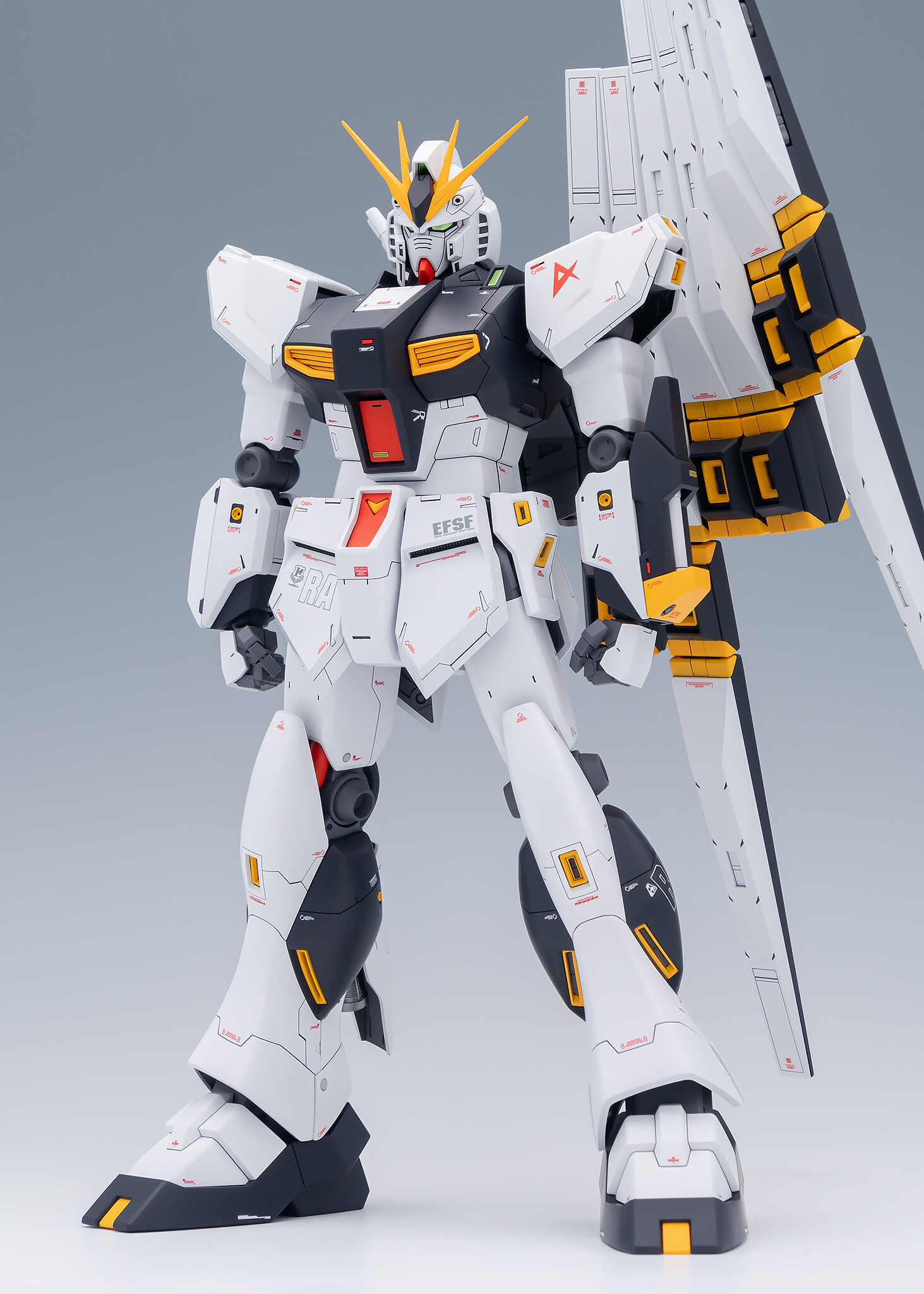 月刊ホビージャパン 2026年3月号］MG νガンダムの作例を担当しました