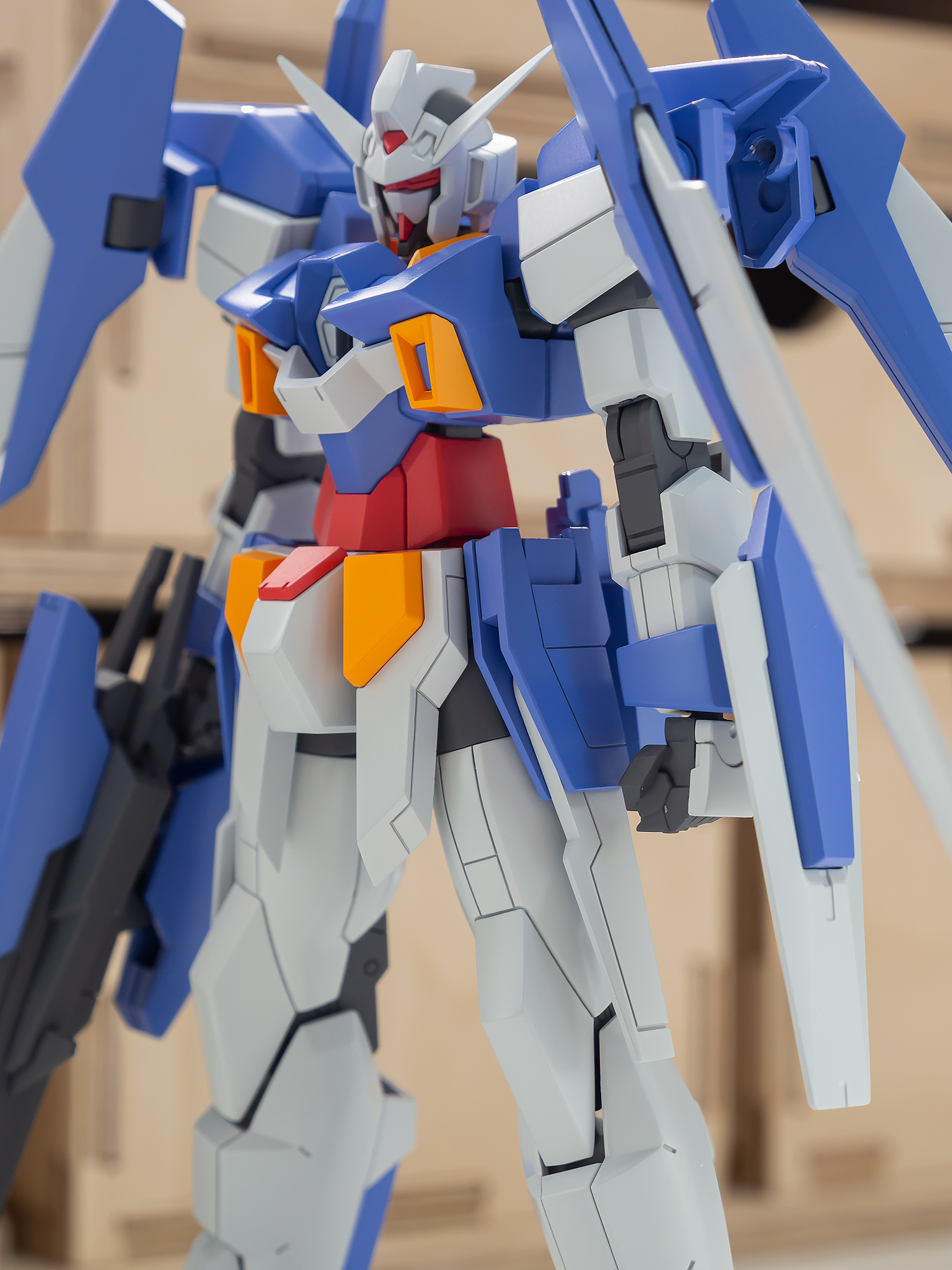 HG AGE-2 ノーマル　組立済み　全塗装 HGAGE ガンダムAGE-2ノーマル製作5／基本塗装 : ずっとプラモデル