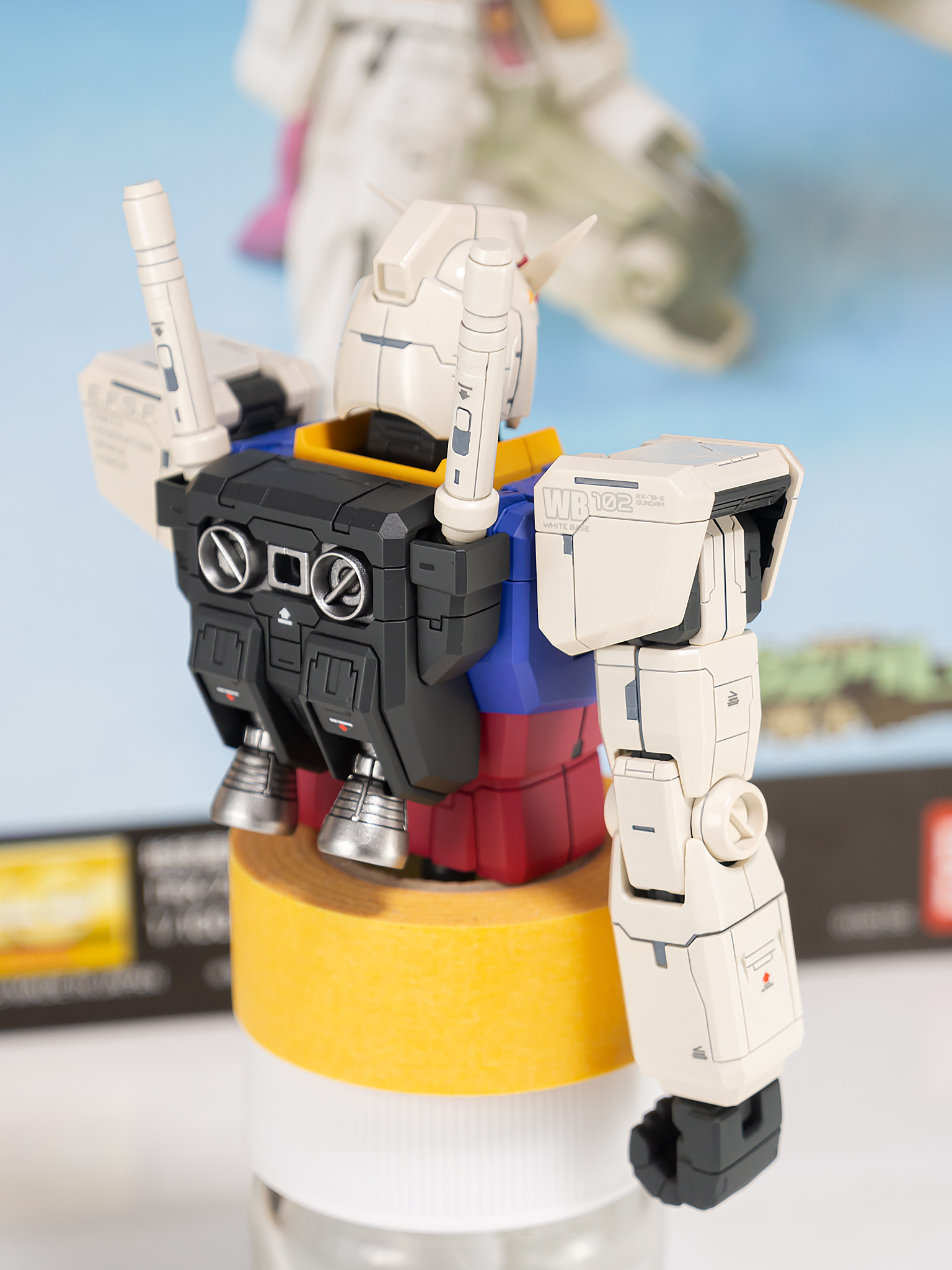 Mg ガンダム Ver One Year War 0079製作7 白のパーツにスミ入れ デカール貼り ずっとガンプラ