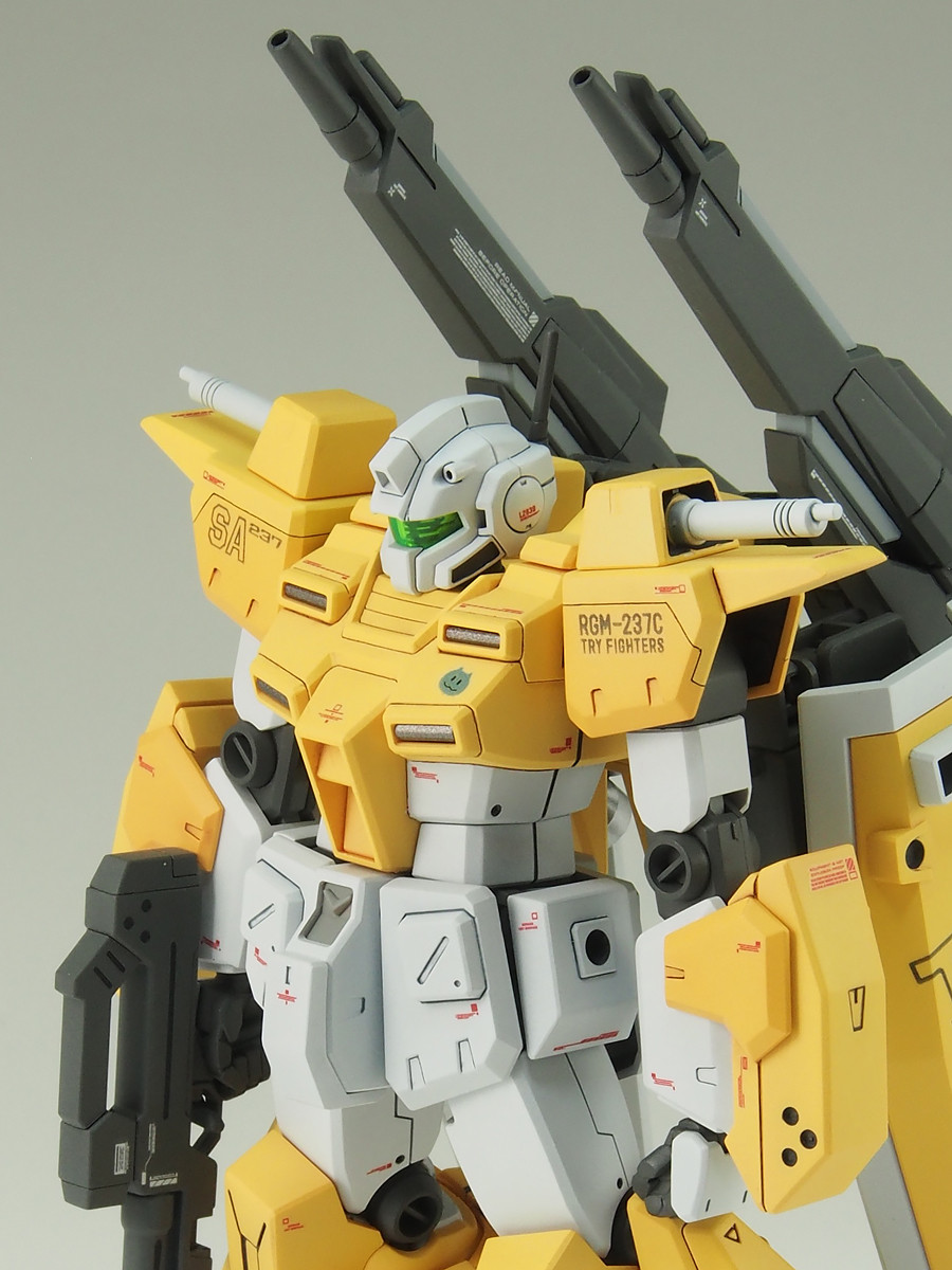 HGBF パワードジムカーディガン 完成! : ずっとプラモデル HGBF パワードジムカーディガン 完成! : ずっとプラモデル