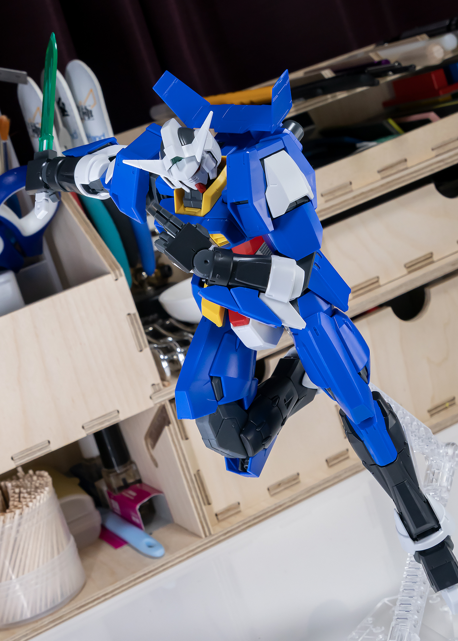 MG ガンダムAGE-1スパロー製作1／仮組み : ずっとプラモデル