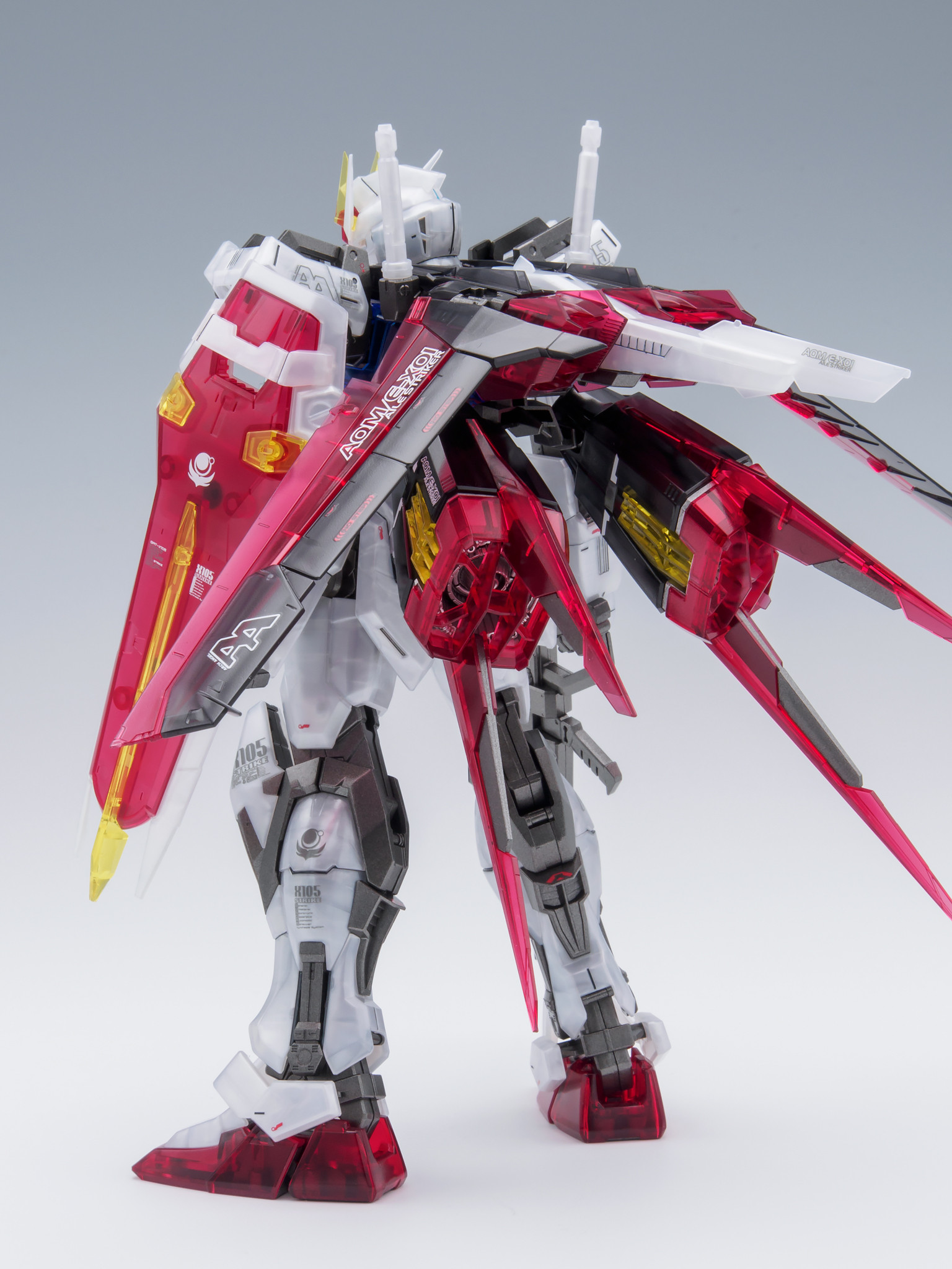 MG ガンダムベース限定エールストライクガンダム Ver.RM［クリア