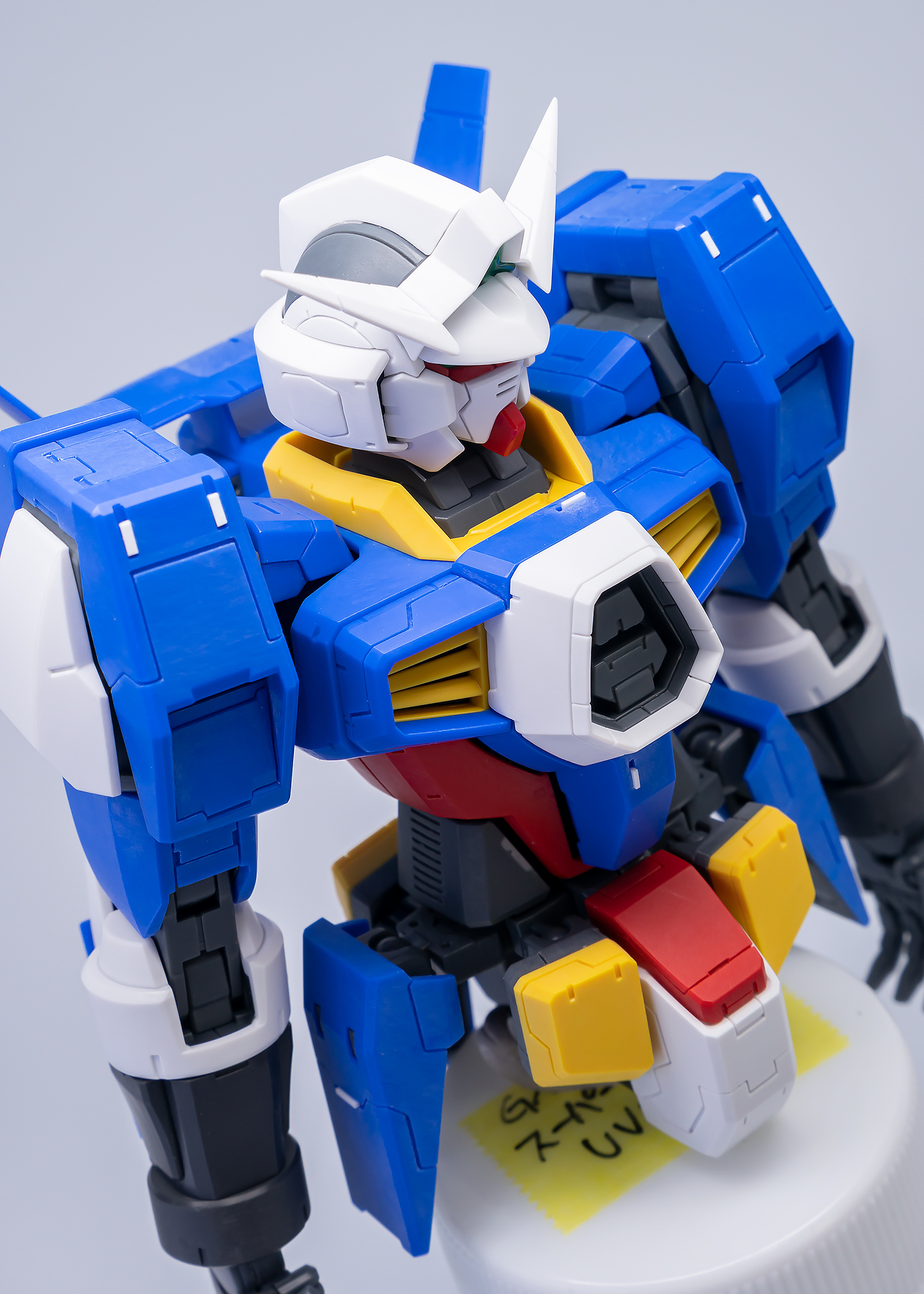 Mg ガンダムage 1スパロー製作3 スジボリでモールド追加 ディテールアップ ずっとガンプラ