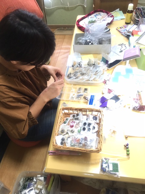パックビーズ準備千春