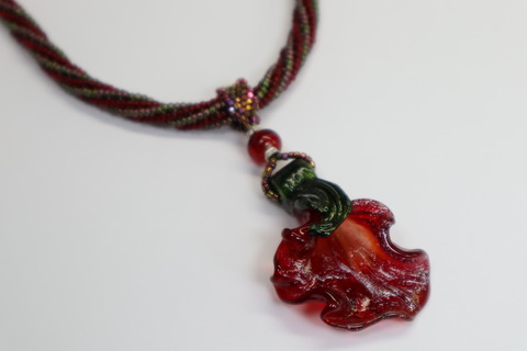 red necklace