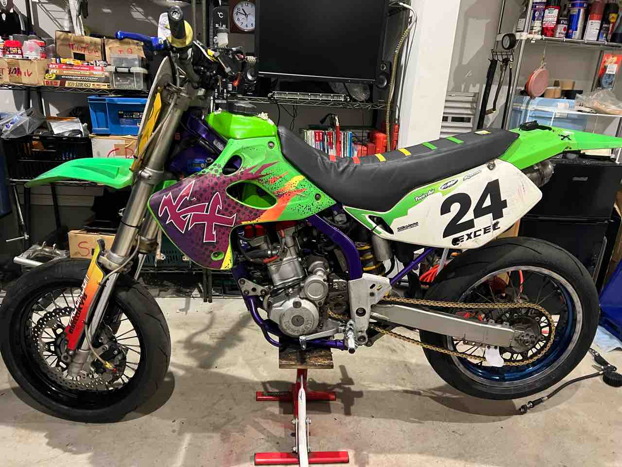 KLX250 Dトラッカー 軽量化 : エムエスのバイクブログ