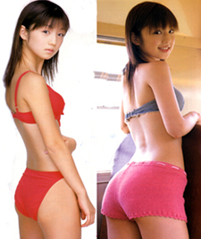 ゆうこりんの背中のくぼみ ウェブを向いて歩こう