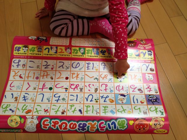 お風呂で使えるあいうえお表 ウチの娘の社長っぷり