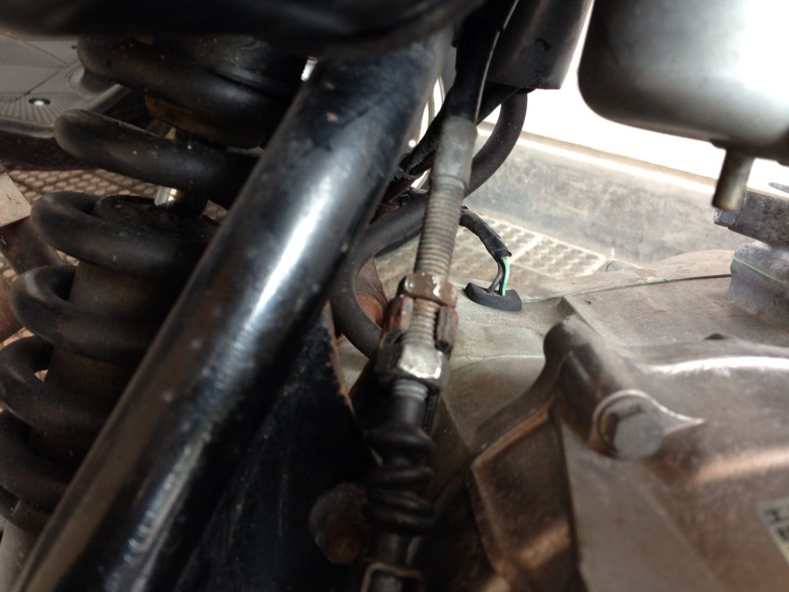 クラッチワイヤー チェーン ナンバー Ape50の成長