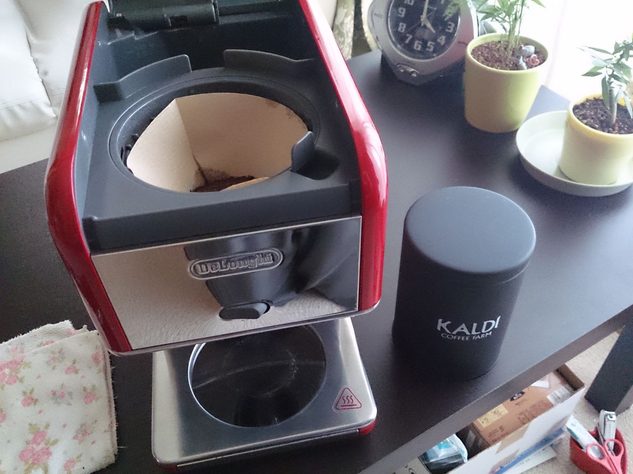 De Longhi コーヒーメーカーの修理 大盛猫ご飯