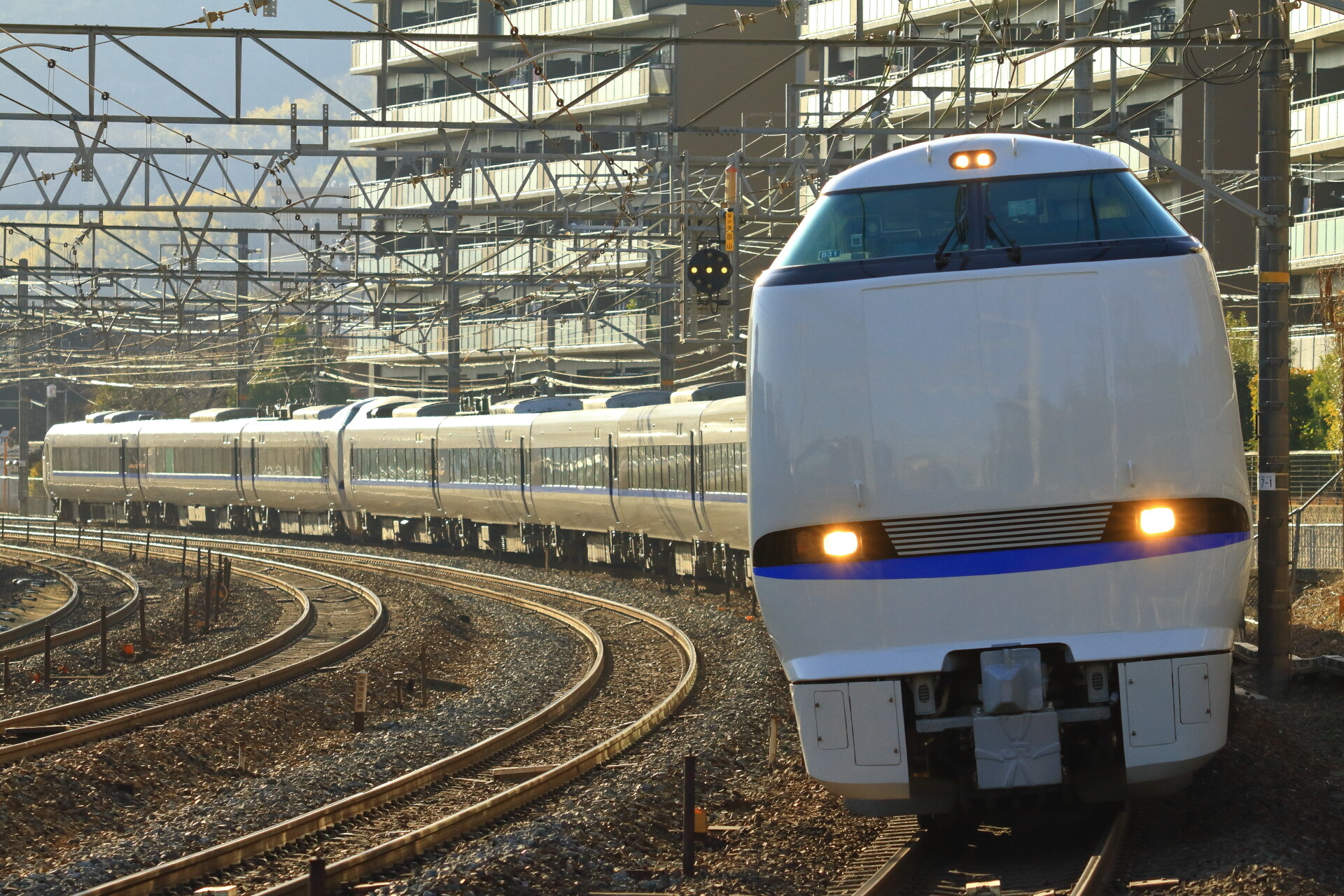 681・683系「サンダーバード」を見る．山崎にて（2026.1.12） : Msykの