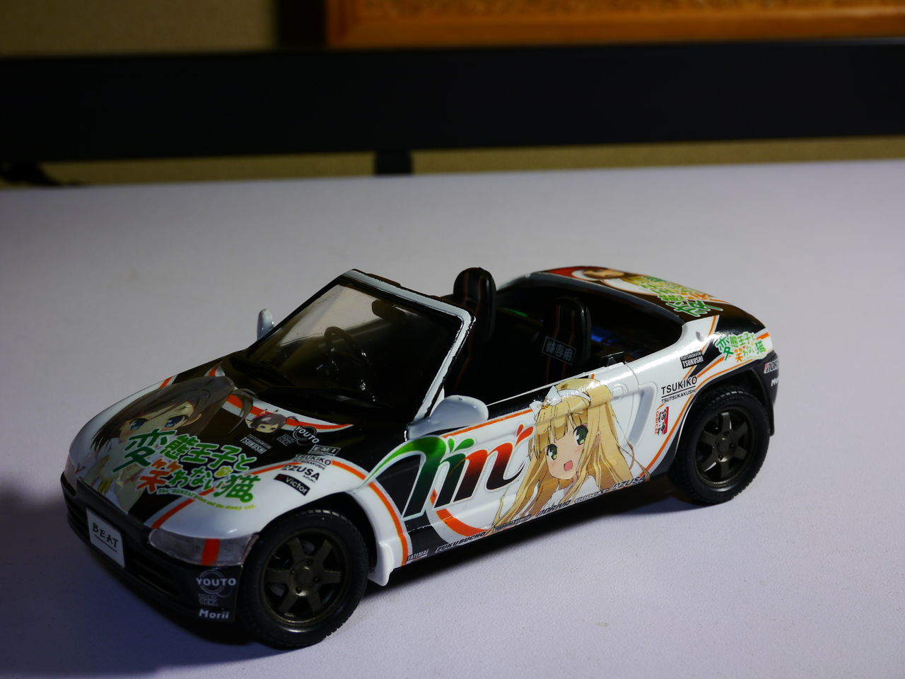 たけのこの趣味日記 変猫痛車プラモ作りました