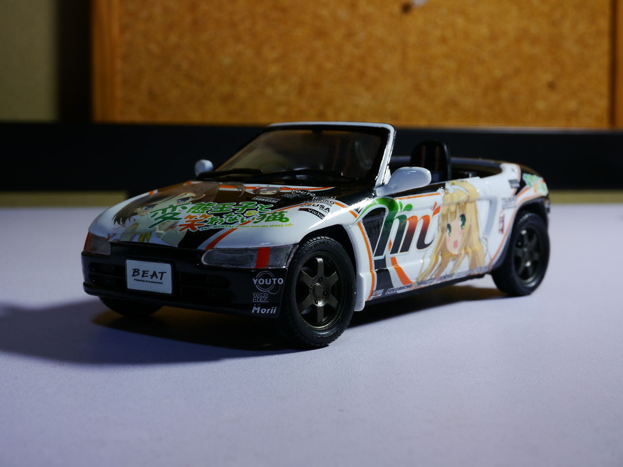 たけのこの趣味日記 変猫痛車プラモ作りました