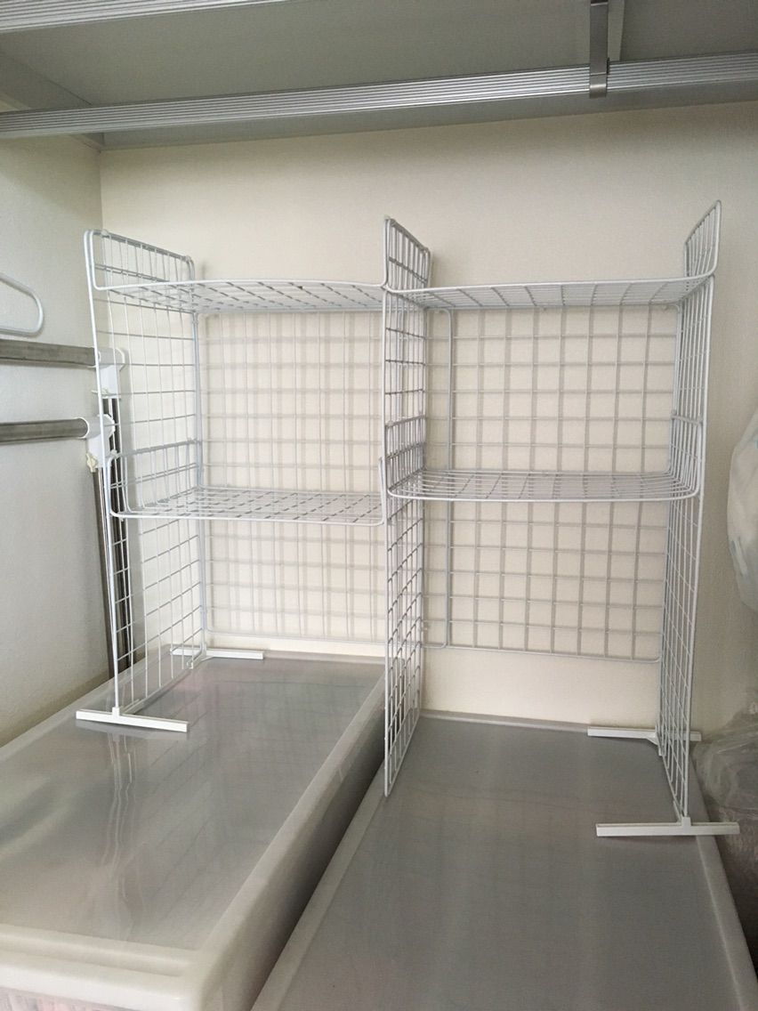 100均ワイヤーネットで棚を作ってみた ミーハー主婦のゆるゆる日記