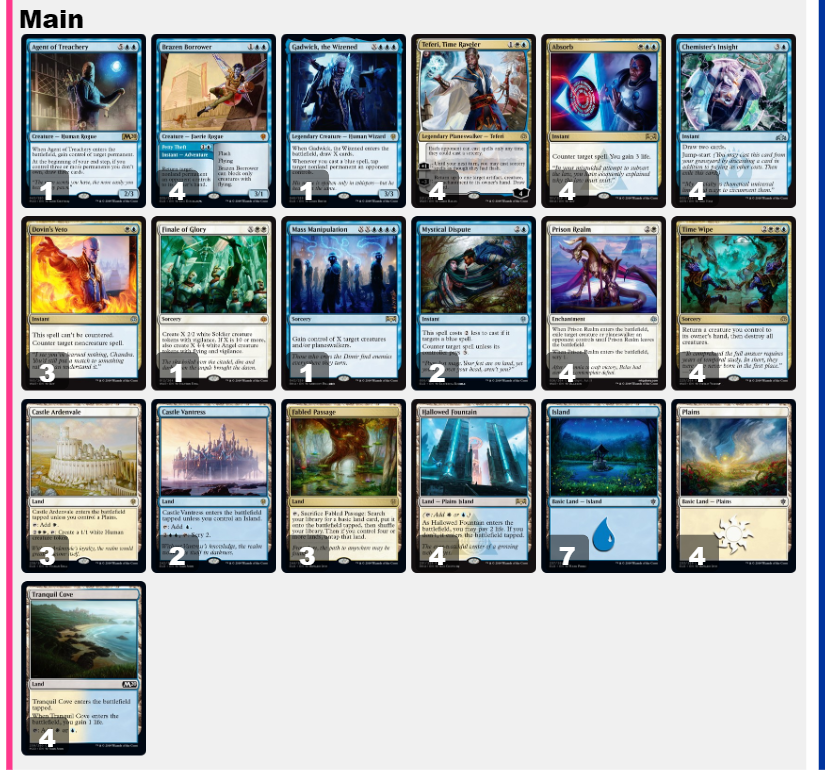 アゾリウスコントロール エルドレインの王権 主に無課金の民のmtgアリーナ