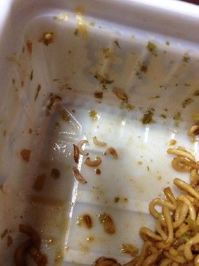 バカッター ペヤングの焼きそばにウジ虫が入ってた 炎上で逃亡 ペヤング 担当者が不在 まとめんたる W 2chまとめ