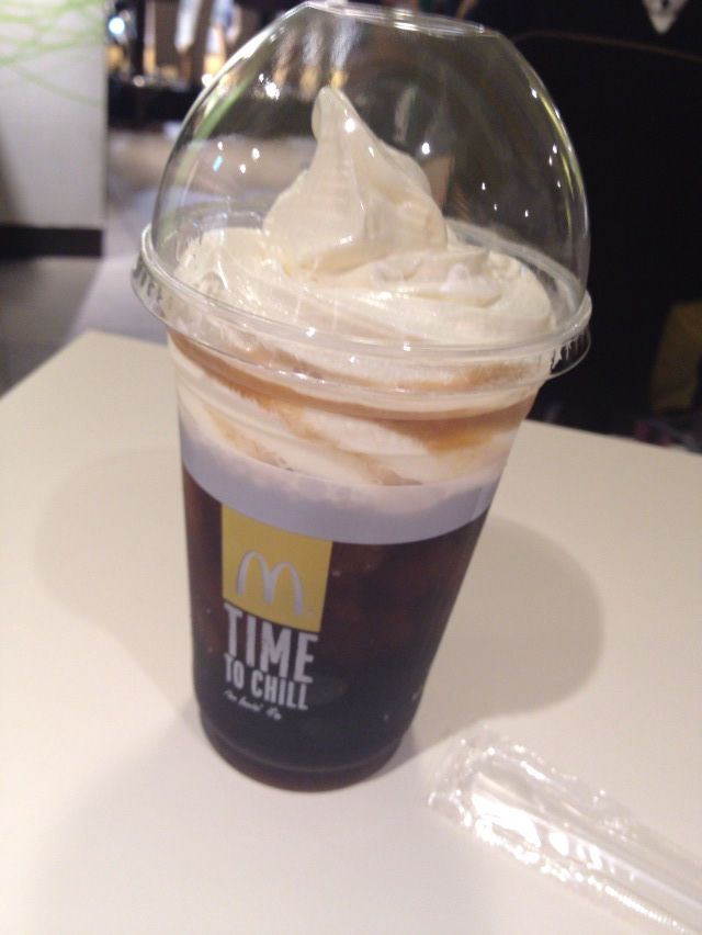 まみむめも　独り言	  マクドナルド　コーヒーマックフロート	コメント