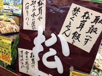 松茸の句