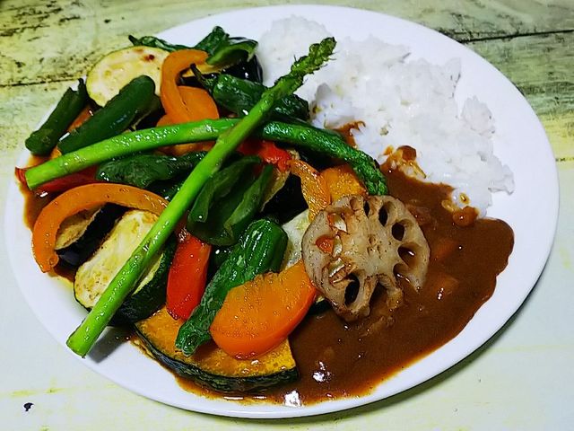 野菜たっぷりまかないカレー アニメ 鹿楓堂よついろ日和 七話 食品食材探訪記 自分図鑑 Since 2008 July