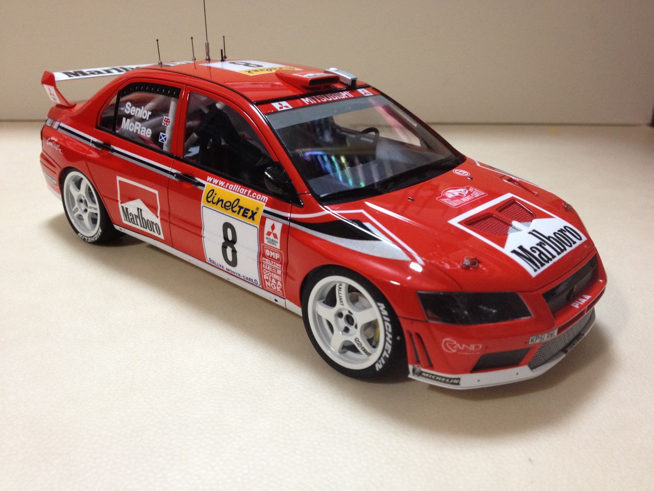 タミヤ ランサーエボリューションⅦ WRC その⑤ 完成編 : おなかいっぱい。